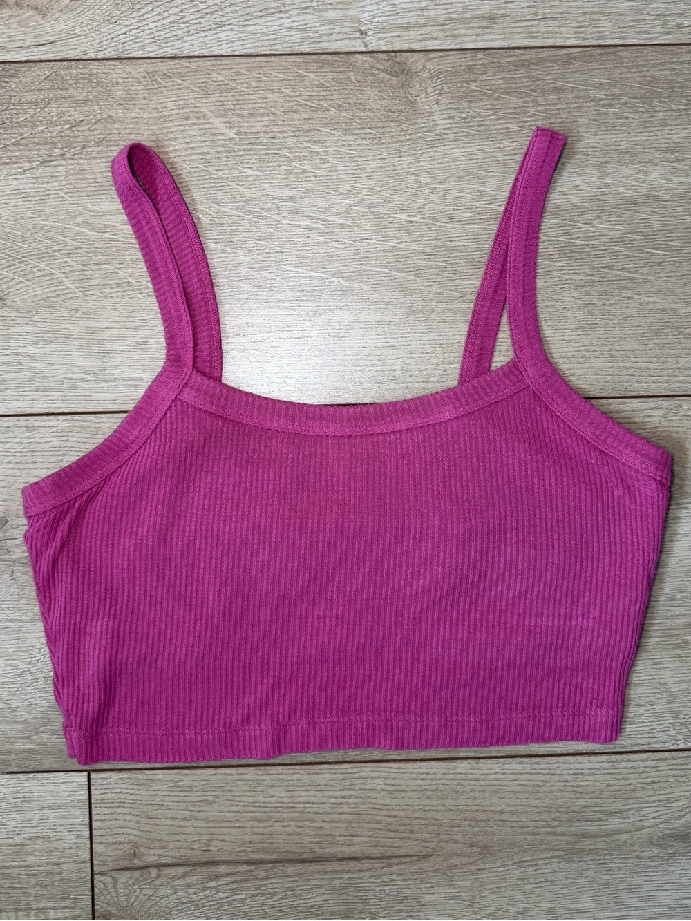 ALO Yoga Whisper Pink Ribbed Sports Bra